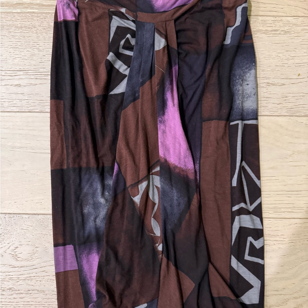 Etro Multicolor Abstract Pattern Skirt